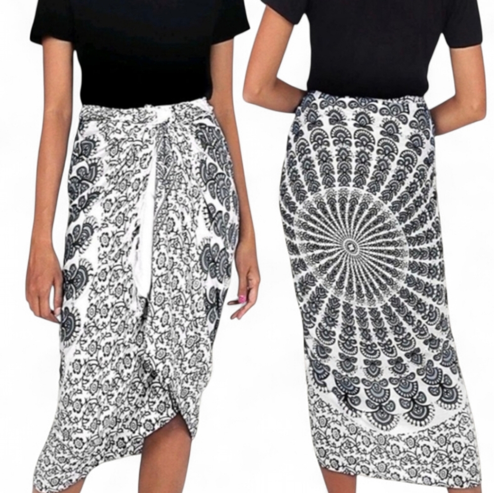 Indonesian White Sun Sarong‎